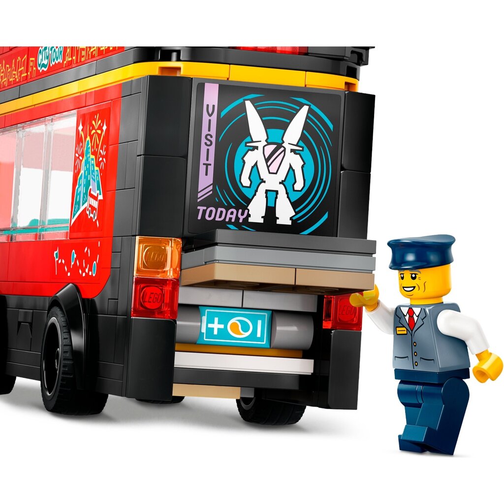 LEGO RED DOUBLE-DECKER SIGHTSEEING BUS