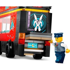 LEGO RED DOUBLE-DECKER SIGHTSEEING BUS