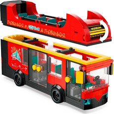 LEGO RED DOUBLE-DECKER SIGHTSEEING BUS