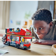 LEGO RED DOUBLE-DECKER SIGHTSEEING BUS
