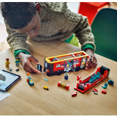 LEGO RED DOUBLE-DECKER SIGHTSEEING BUS