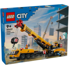 LEGO YELLOW MOBILE CONSTRUCTION CRANE
