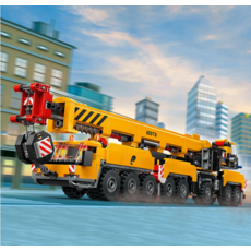 LEGO YELLOW MOBILE CONSTRUCTION CRANE