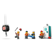LEGO YELLOW MOBILE CONSTRUCTION CRANE