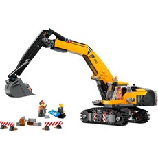 LEGO YELLOW CONSTRUCTION EXCAVATOR