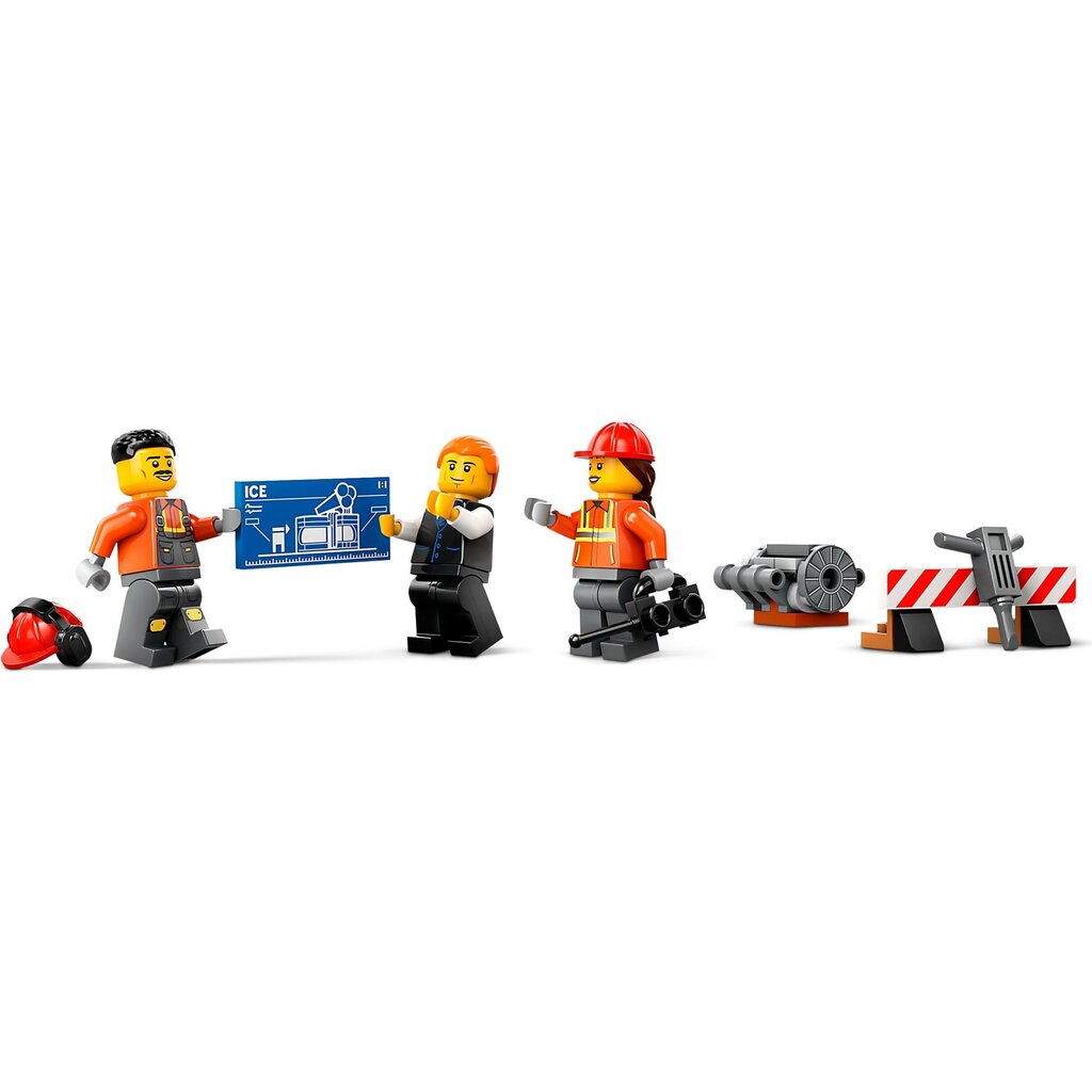 LEGO YELLOW CONSTRUCTION EXCAVATOR