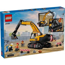 LEGO YELLOW CONSTRUCTION EXCAVATOR