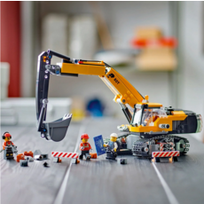 LEGO YELLOW CONSTRUCTION EXCAVATOR