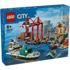 LEGO SEASIDE HARBOR WITH CARGO SHIP