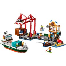LEGO SEASIDE HARBOR WITH CARGO SHIP