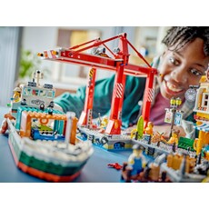 LEGO SEASIDE HARBOR WITH CARGO SHIP