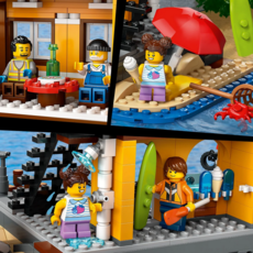 LEGO SEASIDE HARBOR WITH CARGO SHIP