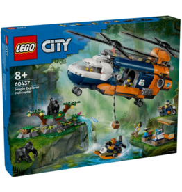 LEGO JUNGLE EXPLORER HELICOPTER AT BASE CAMP