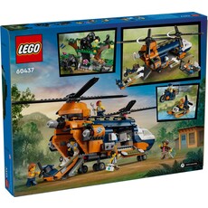 LEGO JUNGLE EXPLORER HELICOPTER AT BASE CAMP