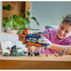 LEGO JUNGLE EXPLORER HELICOPTER AT BASE CAMP