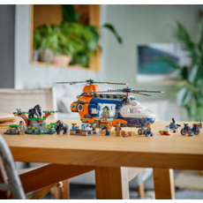 LEGO JUNGLE EXPLORER HELICOPTER AT BASE CAMP