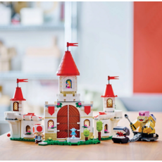 LEGO BATTLE WITH ROY AT PEACH'S CASTLE