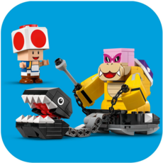 LEGO BATTLE WITH ROY AT PEACH'S CASTLE
