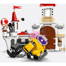 LEGO BATTLE WITH ROY AT PEACH'S CASTLE