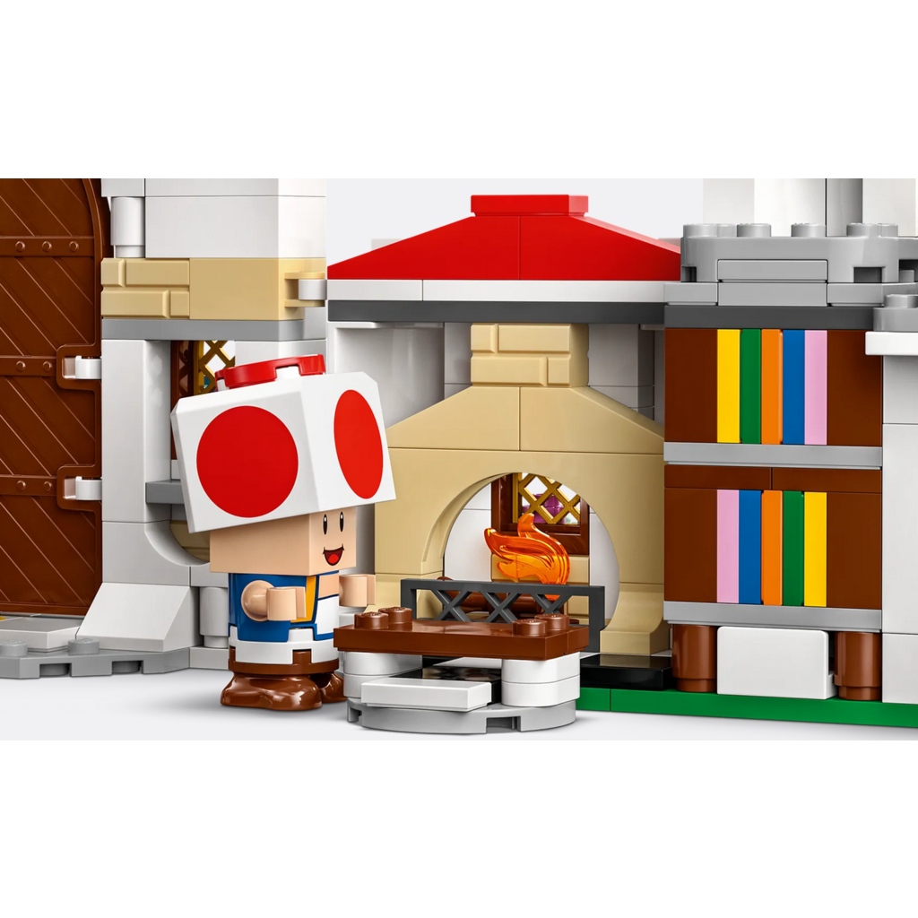 LEGO BATTLE WITH ROY AT PEACH'S CASTLE