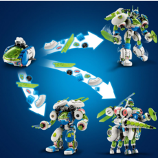 LEGO MATEO AND Z-BLOB THE KNIGHT BATTLE MECH