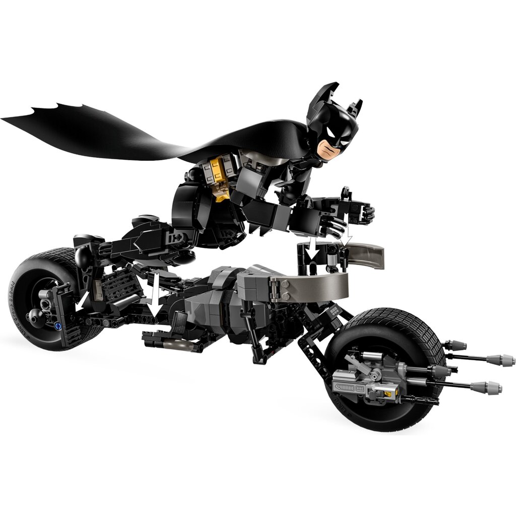 LEGO BATMAN CONSTRUCTION FIGURE AND THE BAT-POD BIKE
