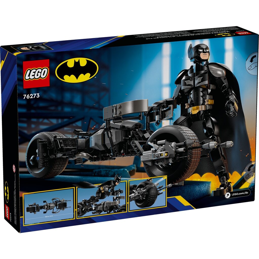 BATMAN CONSTRUCTION FIGURE AND THE BAT-POD BIKE - THE TOY STORE