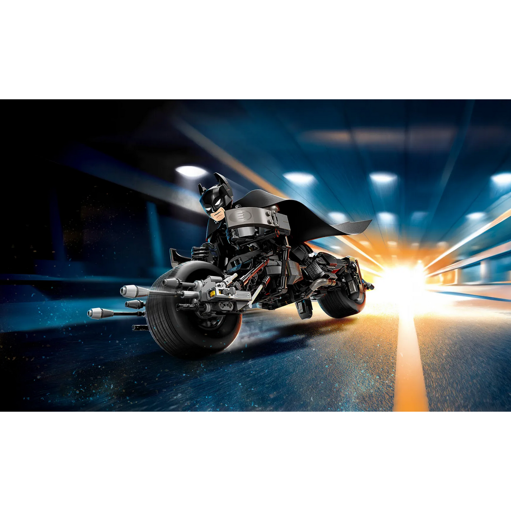 LEGO BATMAN CONSTRUCTION FIGURE AND THE BAT-POD BIKE