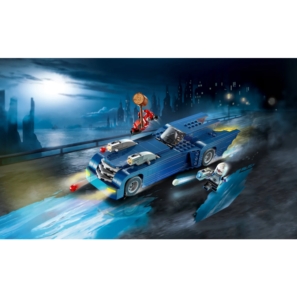 LEGO BATMAN WITH THE BATMOBILE VS. HARLEY QUINN AND MR. FREEZE