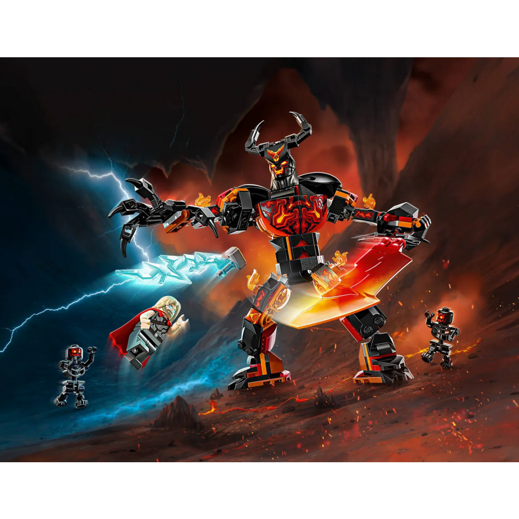 LEGO THOR VS SURTUR CONSTRUCTION FIGURE