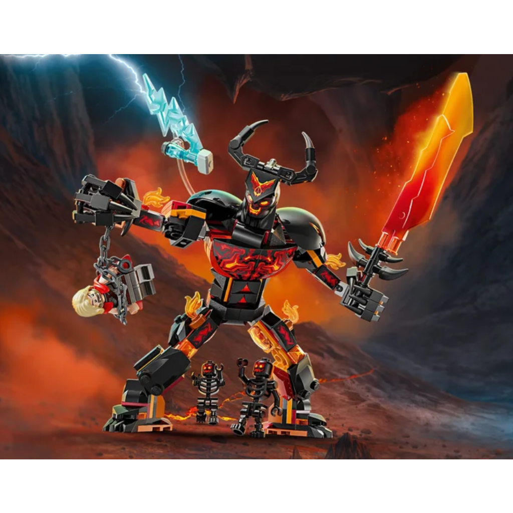 LEGO THOR VS SURTUR CONSTRUCTION FIGURE