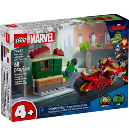 LEGO IRON MAN WITH BIKE AND THE HULK