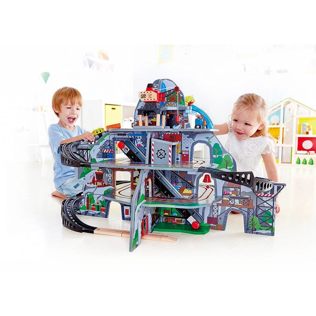 Hape Kids Wooden Railway Cargo Train Station Mighty Mountain Mine Toy Play  Set, 1 Piece - Fred Meyer