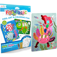 OOLY FOIL-TASTIC FOIL ART & COLORING AWESOME ANIMALS