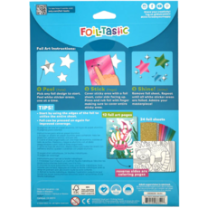 OOLY FOIL-TASTIC FOIL ART & COLORING AWESOME ANIMALS