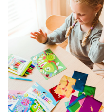 OOLY FOIL-TASTIC FOIL ART & COLORING AWESOME ANIMALS