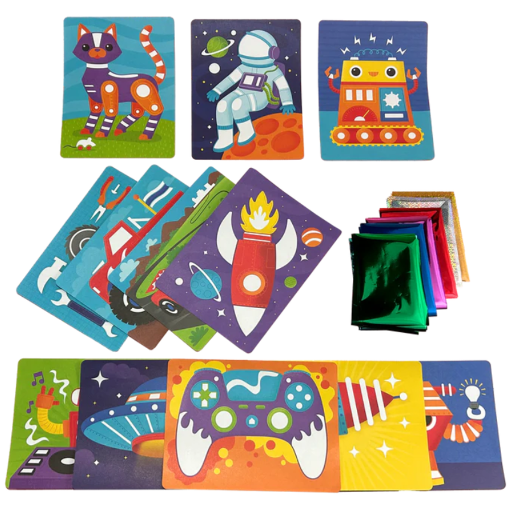 OOLY FOIL-TASTIC FOIL ART & COLORING GADGETS & GIZMOS**