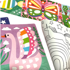 OOLY FOIL-TASTIC FOIL ART & COLORING WHIMSICAL WORLD