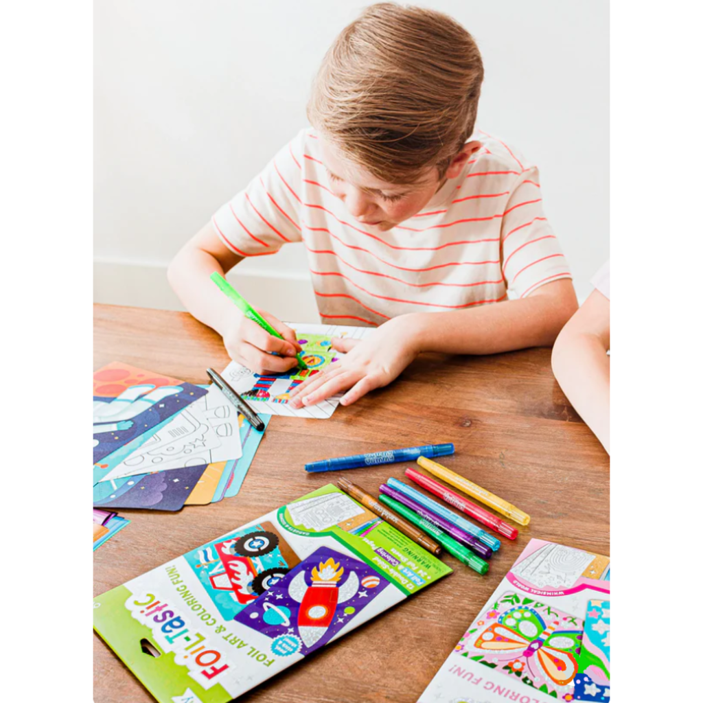 OOLY FOIL-TASTIC FOIL ART & COLORING WHIMSICAL WORLD