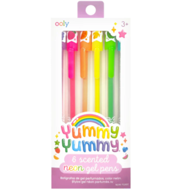 OOLY YUMMY YUMMY SCENTED GEL PENS NEON*