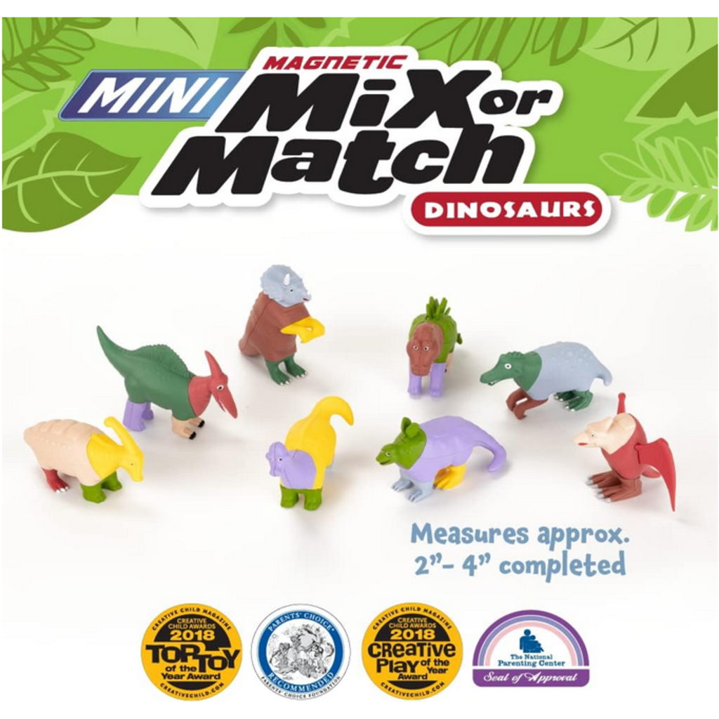 POPULAR PLAYTHINGS MINI MAGNETIC MIX OR MATCH DINOSAURS