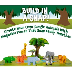 POPULAR PLAYTHINGS MINI MAGNETIC MIX OR MATCH JUNGLE ANIMALS
