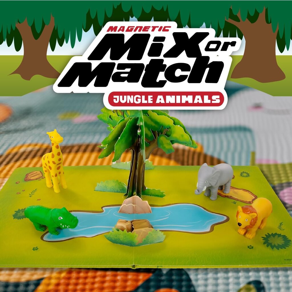 POPULAR PLAYTHINGS MINI MAGNETIC MIX OR MATCH JUNGLE ANIMALS