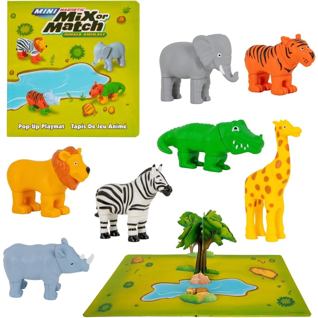 POPULAR PLAYTHINGS MINI MAGNETIC MIX OR MATCH JUNGLE ANIMALS