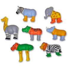 POPULAR PLAYTHINGS MINI MAGNETIC MIX OR MATCH JUNGLE ANIMALS