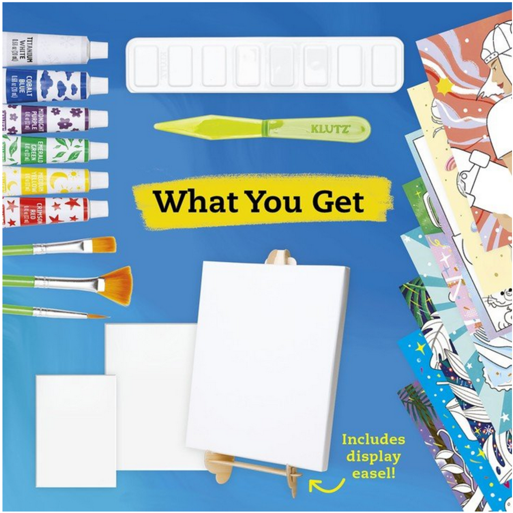 KLUTZ KLUTZ CANVAS PAINTING STUDIO