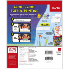 KLUTZ KLUTZ CANVAS PAINTING STUDIO