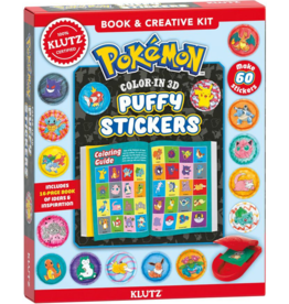 KLUTZ KLUTZ POKEMON COLOR IN 3D PUFFY STICKERS*