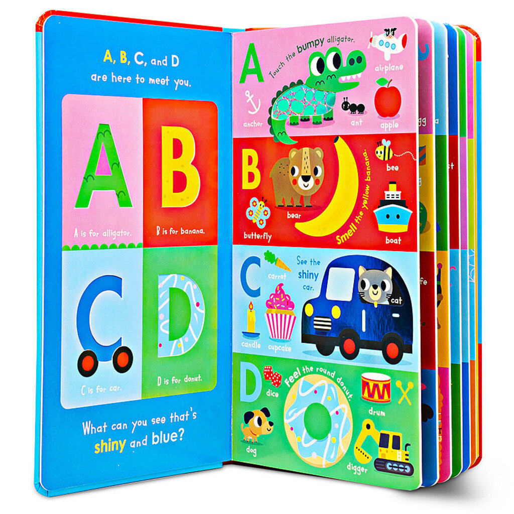 SCHOLASTIC MY BUSY SHINY TOUCHY SMELLY ABC BB SCHOLASTIC