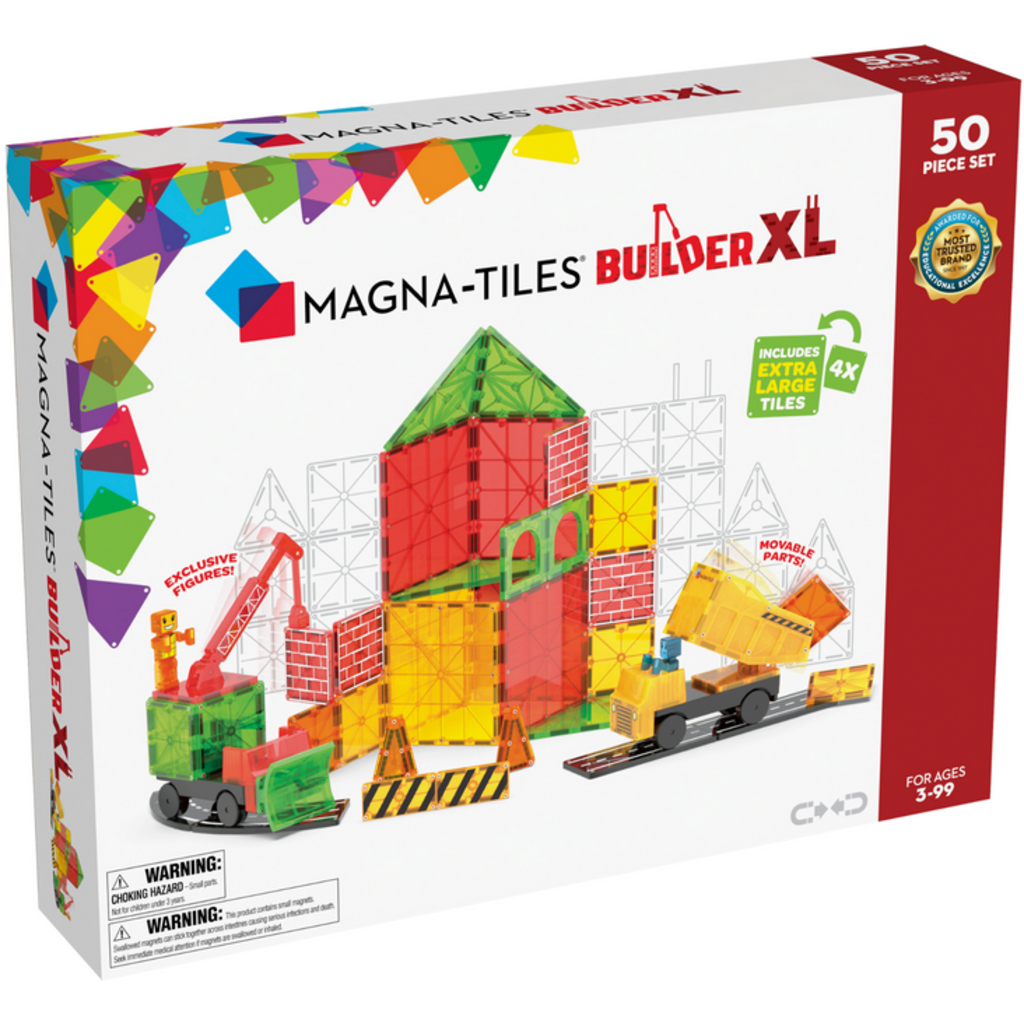 MAGNA-TILES MAGNA-TILES BUILDER XL 50 PC SET*